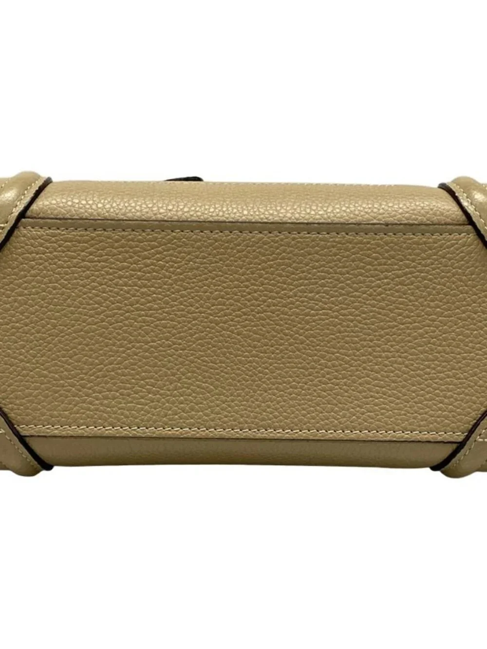 CELINE Luggage Nano Shopper Beige Drummed calfskin Handbag - Picture 5 of 15